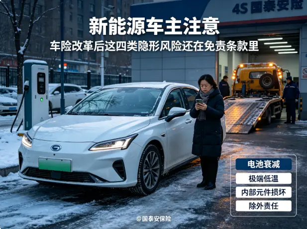 新能源车主注意:车险改革后这四类隐形风险还在免责条款里(图1) 新能源车主注意:车险改革后这四类隐形风险还在免责条款里(图1)